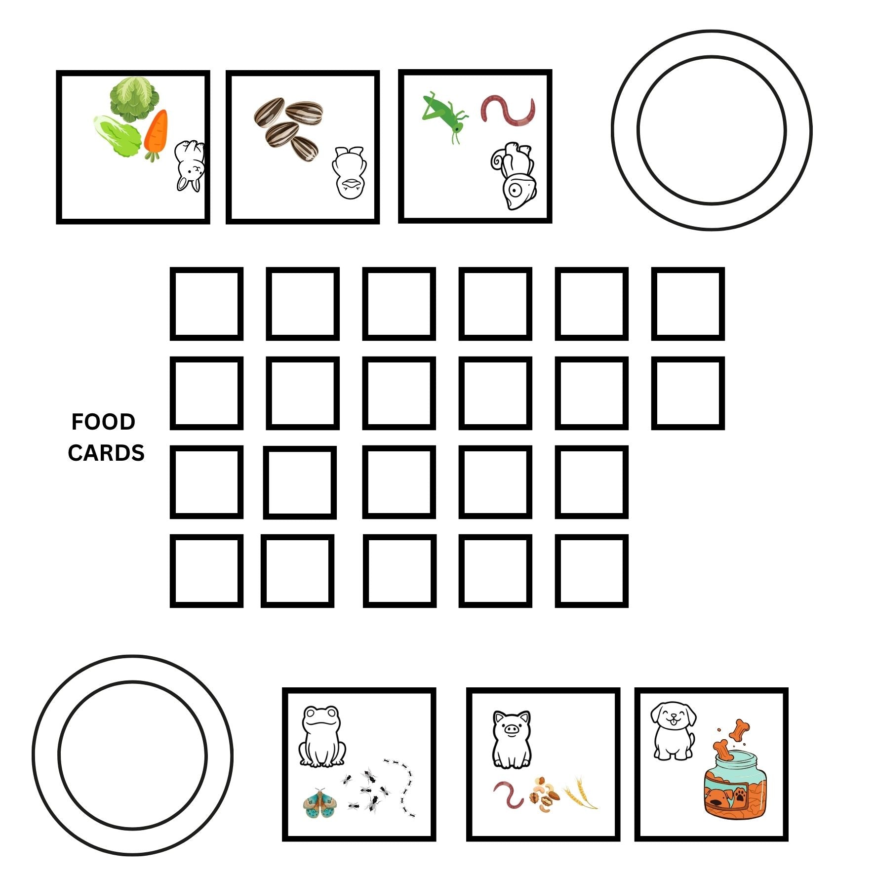 Find My Food - A fun food memory game, digital download, Free